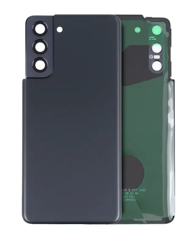 Capot arrière avec lentilles pour Samsung Galaxy S21 5G (pack service origine, Phantom Gray) — vue 1