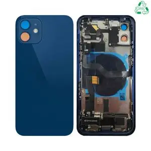 Coque de Réparation Complète Aftermarket (PIEC) Apple iPhone 12 (Version US) Bleu
