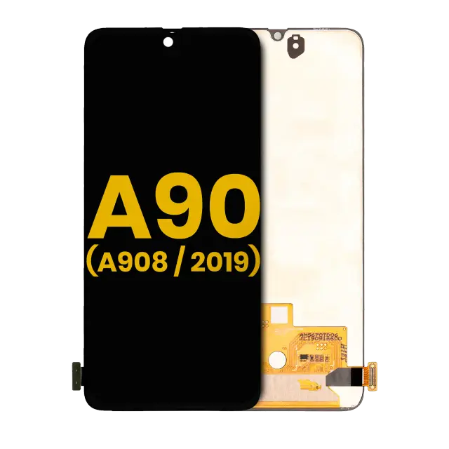 Écran OLED sans châssis pour Samsung Galaxy A90 5G (A908 / 2019) (reconditionné, noir)