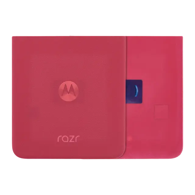 Vitre arrière pour Motorola Razr Plus / Razr 40 Ultra (XT2321 / 2023) (origine, Barberry)