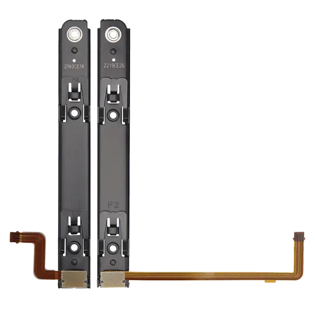 Pièce console de jeu pour Nintendo Switch OLED — Nappe de gauche et droit Joy Con Sensor Rail avec
