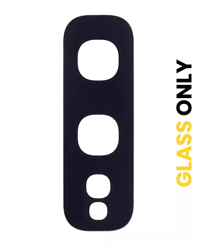 Lentille de caméra arrière avec adhésif pour Samsung Galaxy S10E (Prism Black, lot de 10)