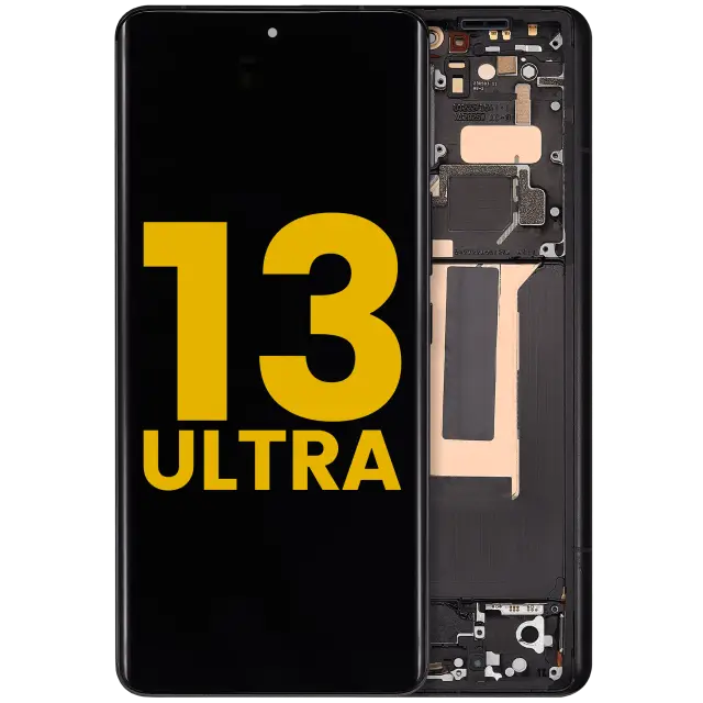 Écran OLED avec châssis pour Xiaomi 13 Ultra (reconditionné, noir)