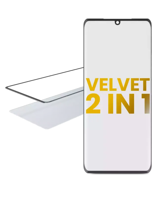 Vitre d’écran avec OCA pour LG Velvet