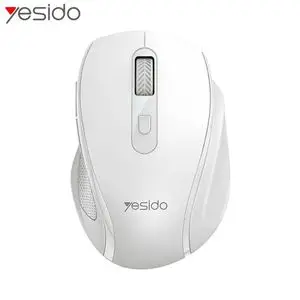 Souris sans Fil Yesido KB45 avec 6 Boutons Blanc